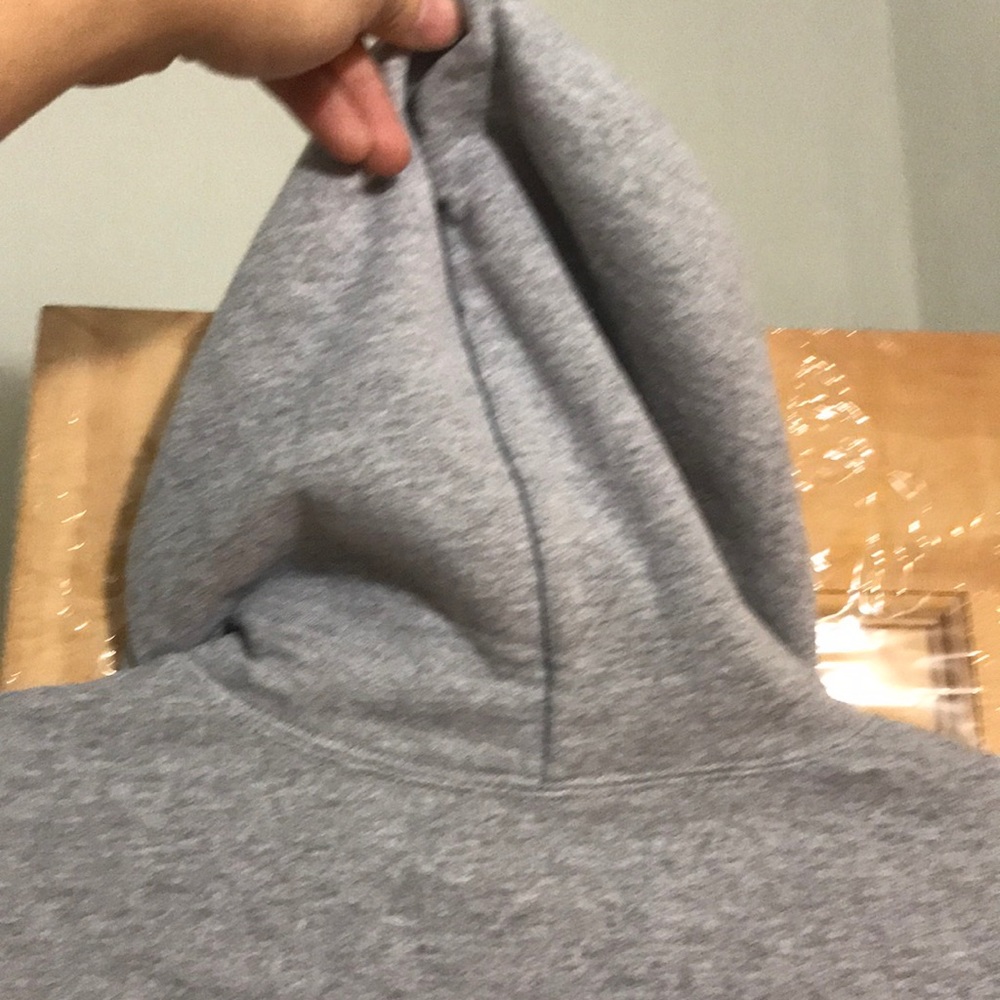 Savage red box logo street wear hoodie - Picture 12 of 12